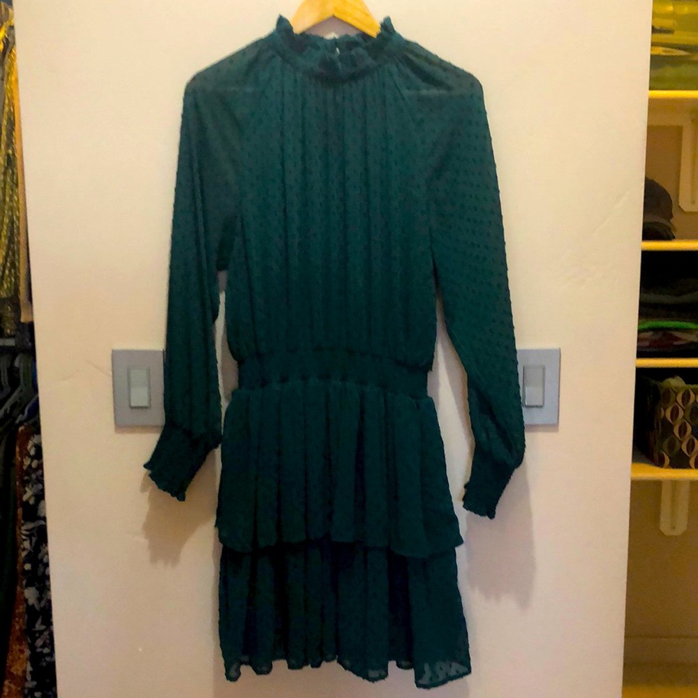 Mud pie clip dot dress, large